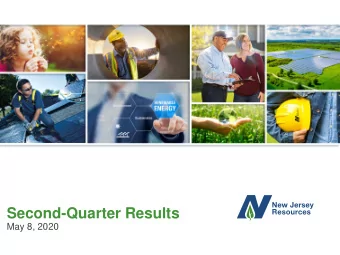 Second-Quarter Results  May 8, 2020  Forward-Looking Statements &amp; Non-GAAP Measures