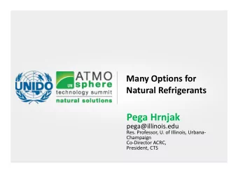 Pega Hrnjak  pega@illinois.edu Res. Professor, U. of Illinois, Urbana   Champaign Co