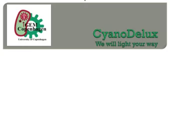 University of Copenhagen  iGEM 2012  Copenhagen in numbers:  2463 GWh a year in electricity