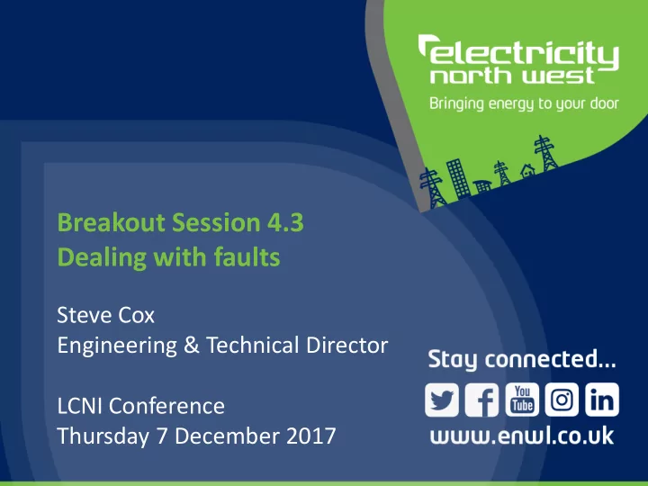 breakout session 4 3 dealing with faults