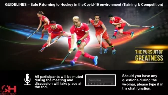 Should you have any  All participants will be muted  questions during the  during the meeting and