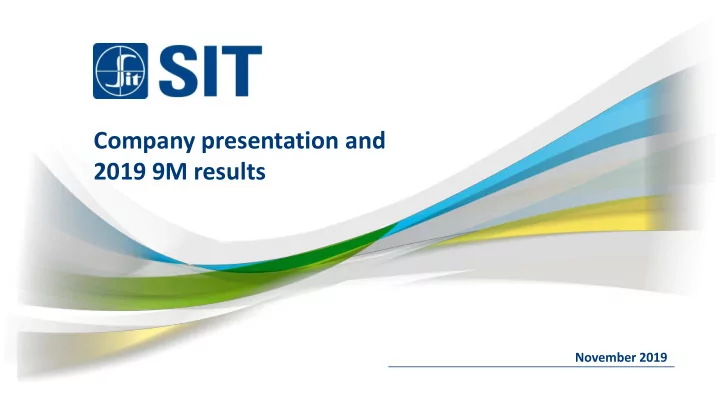 2019 9m results