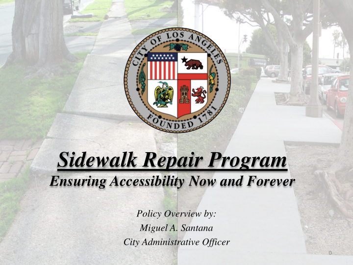 sidewalk repair program
