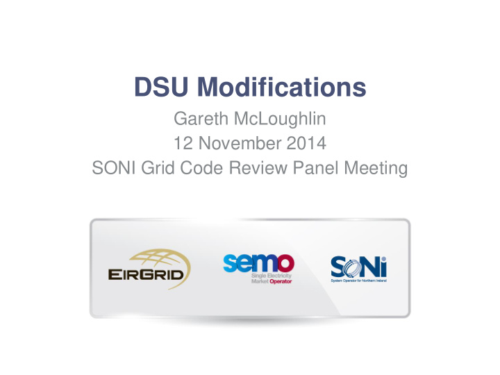 dsu modifications