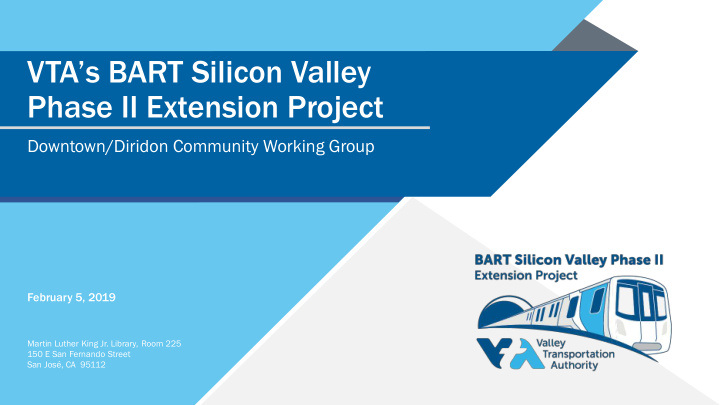 vta s bart silicon valley phase ii extension project