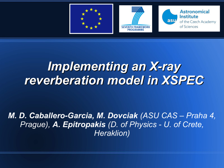 implementing an x ray implementing an x ray reverberation