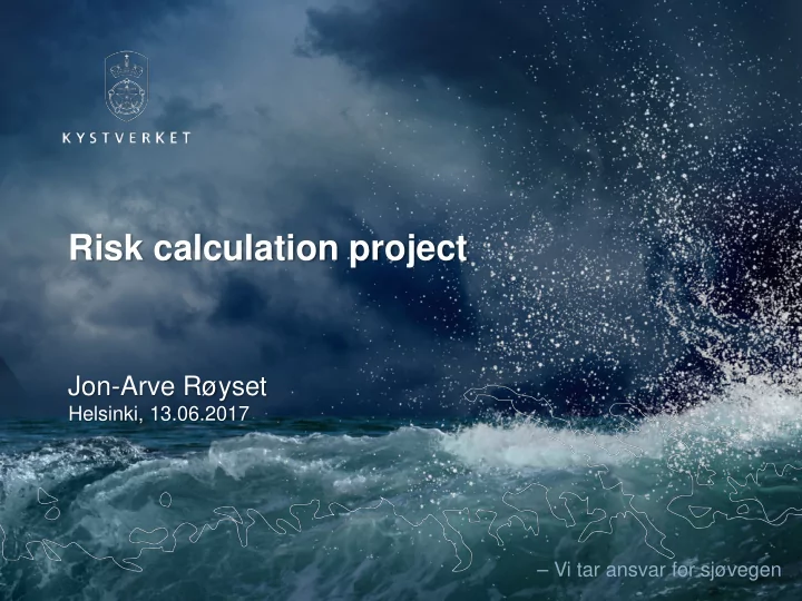 risk calculation project