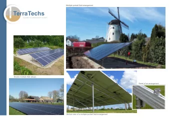 TerraTechs  Durable &amp; sustainable in a twist  Double multiple fjeld setups.  Detail of an