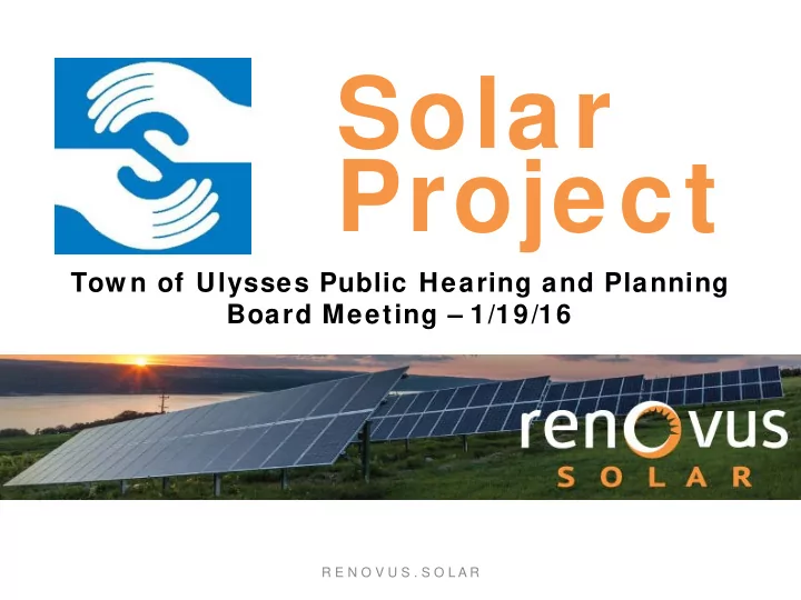 solar project