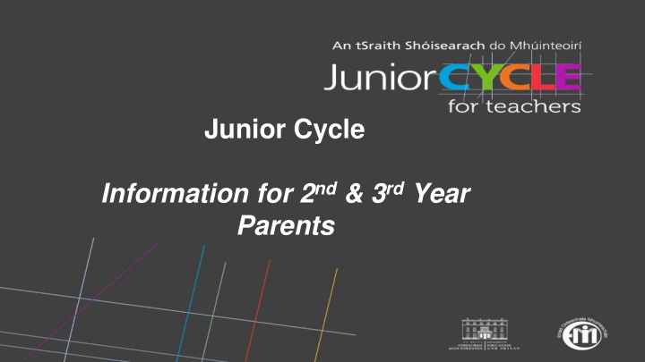 click title information for 2 nd 3 rd year parents
