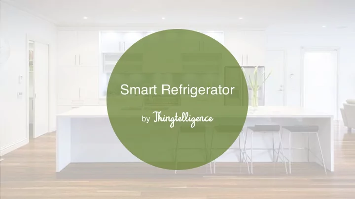 smart refrigerator