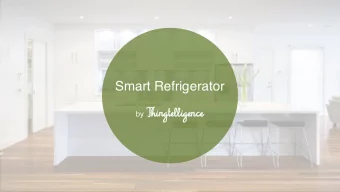 Smart Refrigerator by Th  Thingtelligence  Thingtelligence  Aslhan Bener  ala Burcu Alolu