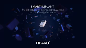SMART IMPLANT  The only solution on the market that can make  practically any appliance smart.  A