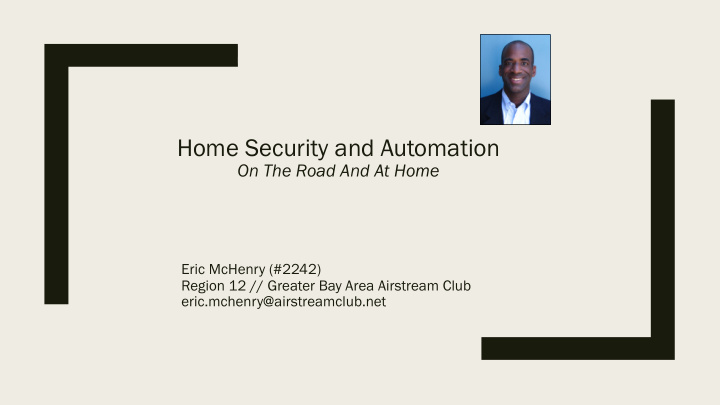 home security and automation