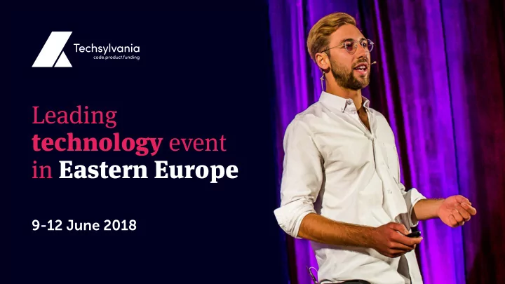 leading technology event in eastern europe