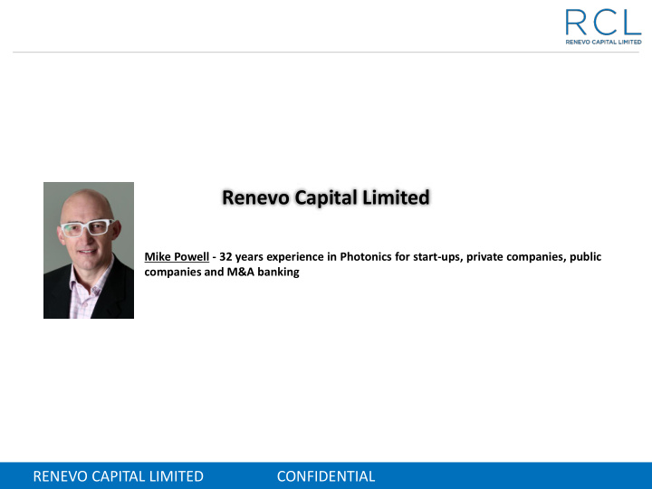 renevo capital limited