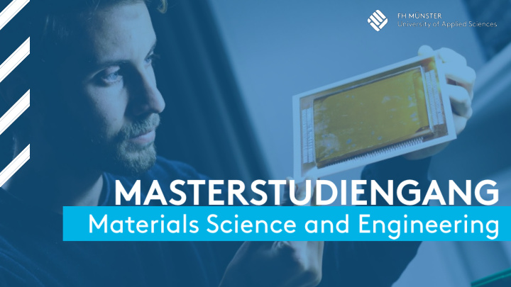 studienverlaufsplan materials science and engineering m sc