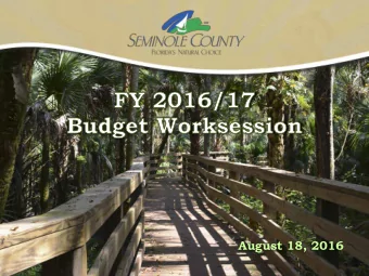 August 18, 2016  AGENDA  AUGUST 18, 2016    Leisure Services  Environmental Services