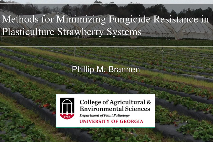 methods for minimizing fungicide resistance in