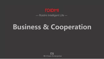 CATALOG  1  6  About Roidmi  Pruducts &amp; Solutions  2  7  Our Mission  Achievements  3  8  Our