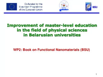 Improvement of master-level education  in the field of physical sciences  in Belarusian