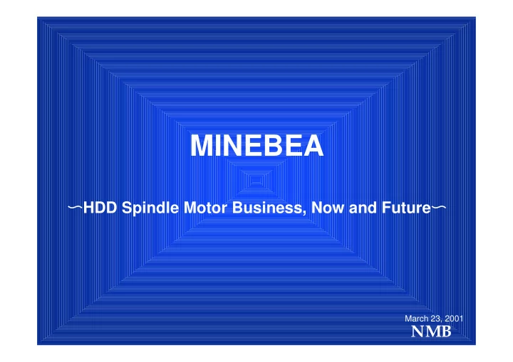 minebea