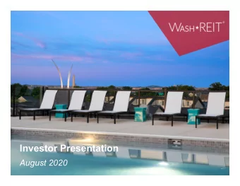 Investor Presentation  August 2020  DISCLOSURES  2  This presentation does not constitute an offer