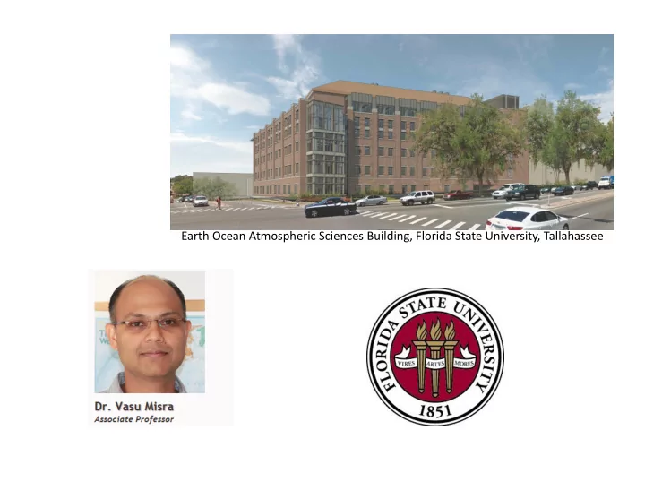 earth ocean atmospheric sciences building florida state