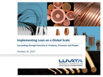 Implementing Lean on a Global Scale