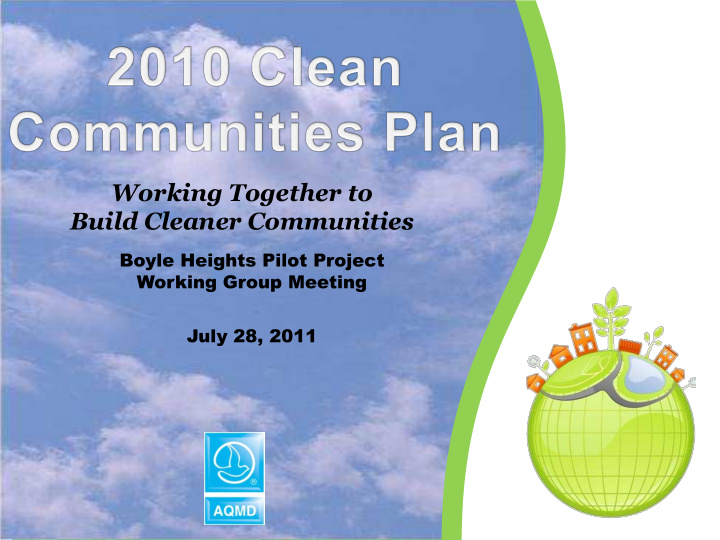 working together to build cleaner communities