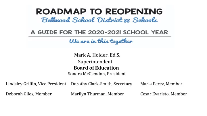 acknowledgement of committee
