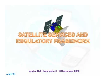 ARFM  REGULATORY FRAMEWORK  www.themegallery.com  REGULATORY FRAMEWORK  National Law:  Law on