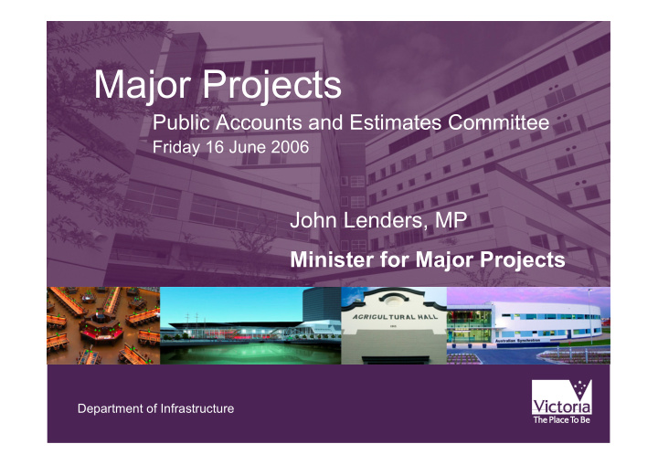 major projects