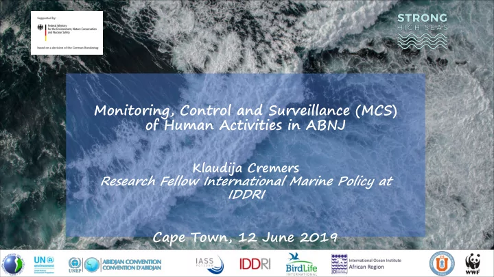 monitoring control and surveillance mcs of human