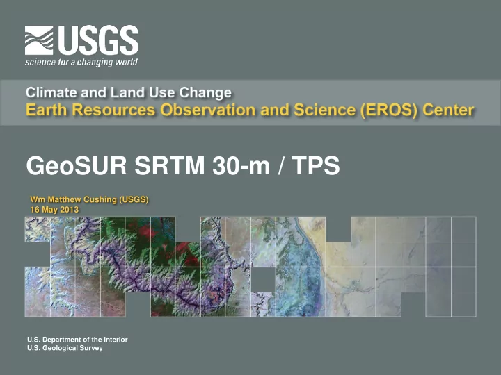 geosur srtm 30 m tps