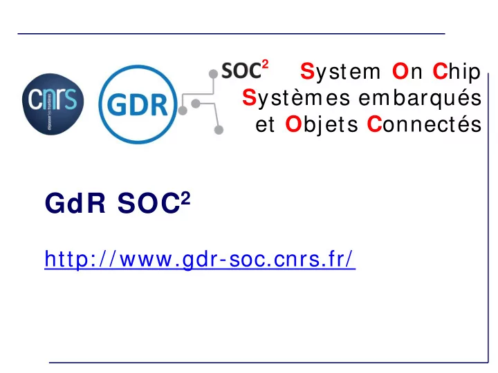 gdr a tool from cnrs gdr groupe de recherche