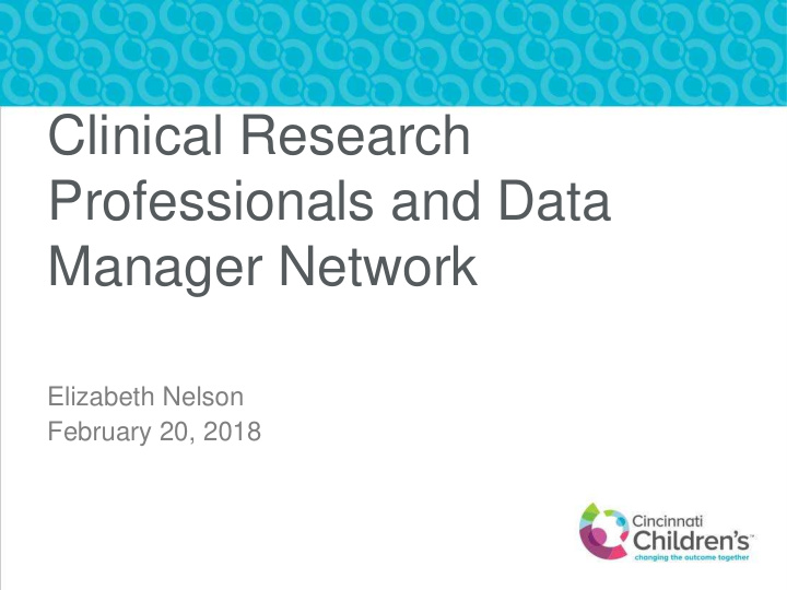 clinical research professionals and data manager network