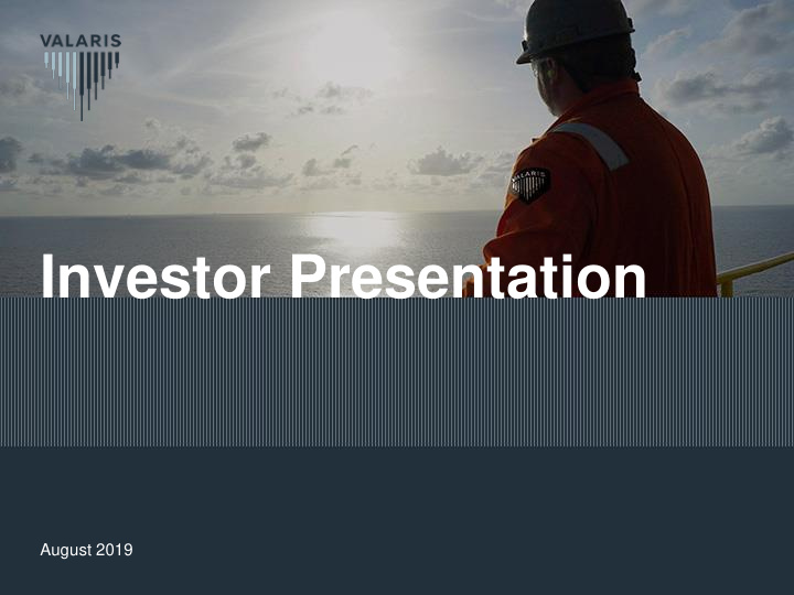 investor presentation