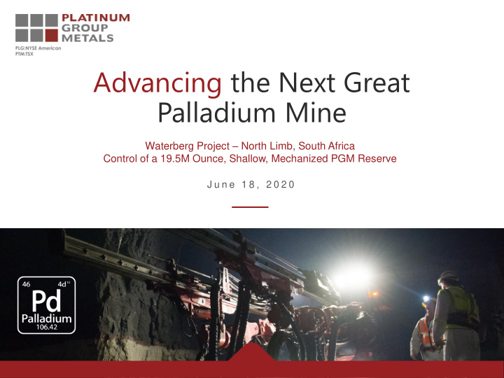 palladium mine