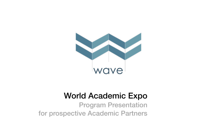 world academic expo