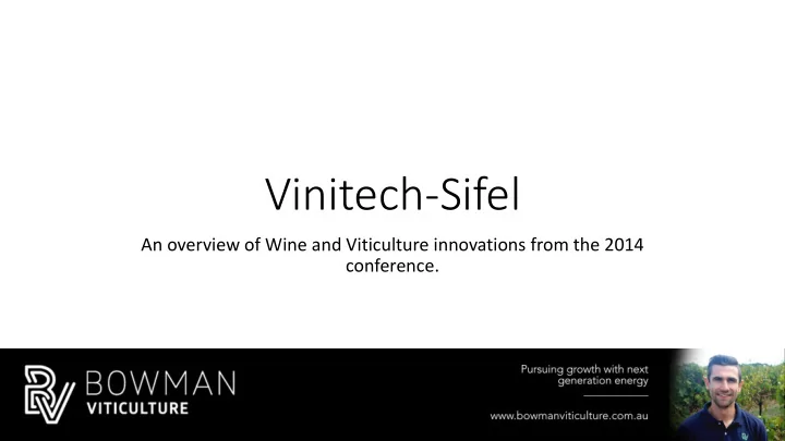 vinitech sifel