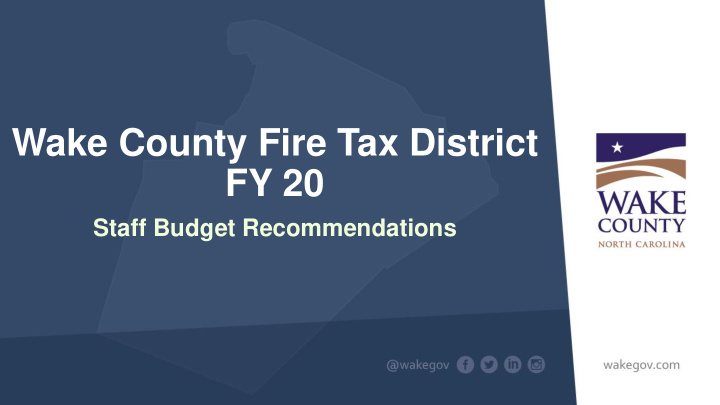 wake county fire tax district