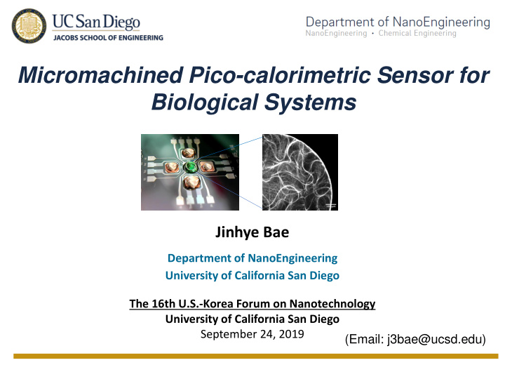 micromachined pico calorimetric sensor for biological