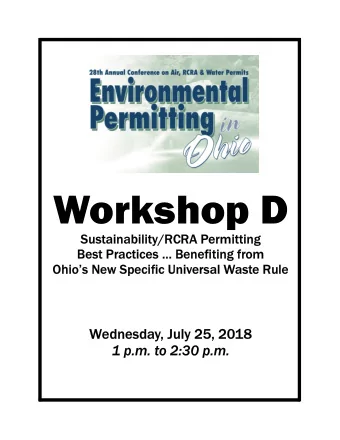 Biographical Information  Tim W. McDaniel, CIH, CSP, EHS Manager, Navistar, Inc.  6125 Urbana Rd.,
