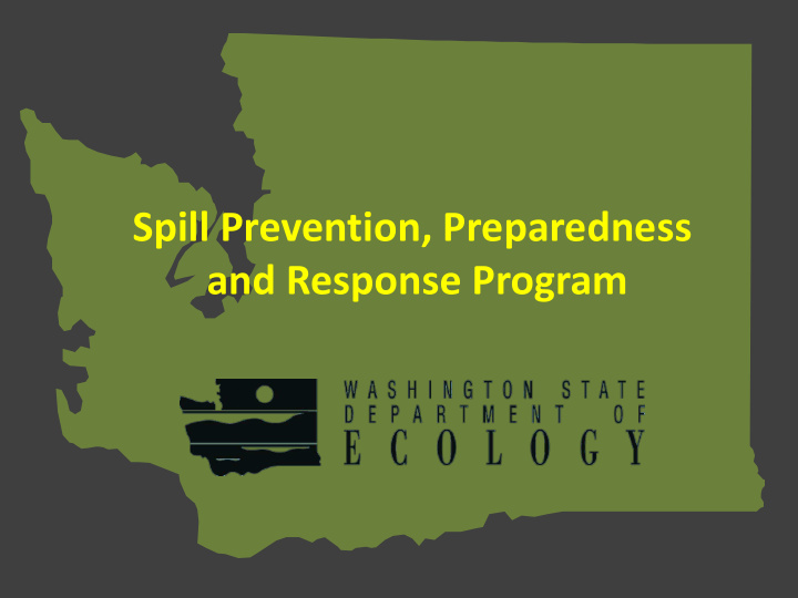 spill prevention preparedness