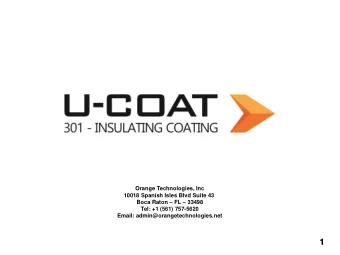 1  Highlights  25 Years of Successful Installation (with NO warranty issues)    Global