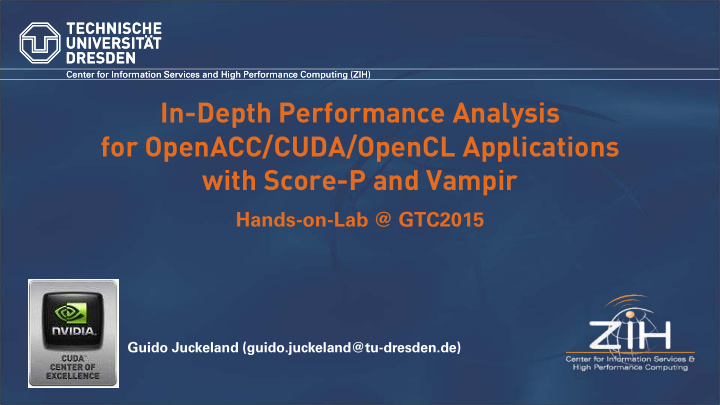 in depth performance analysis for openacc cuda opencl