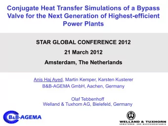 Power Plants  STAR GLOBAL CONFERENCE 2012  21 March 2012  Amsterdam, The Netherlands  Anis Haj