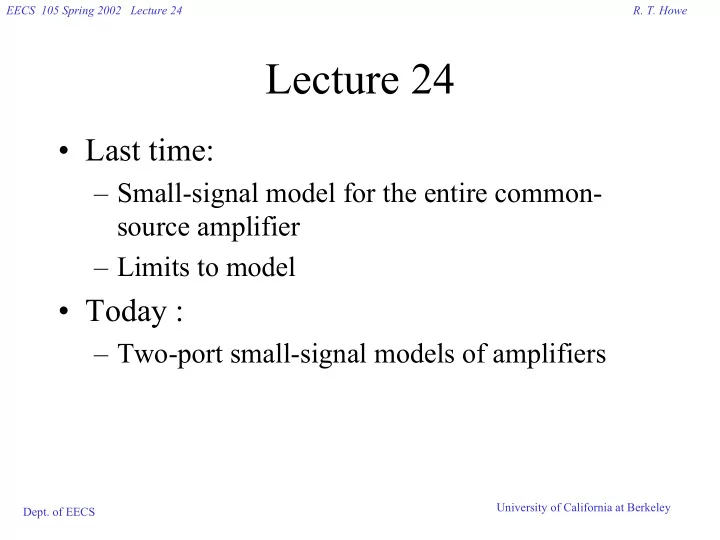 lecture 24