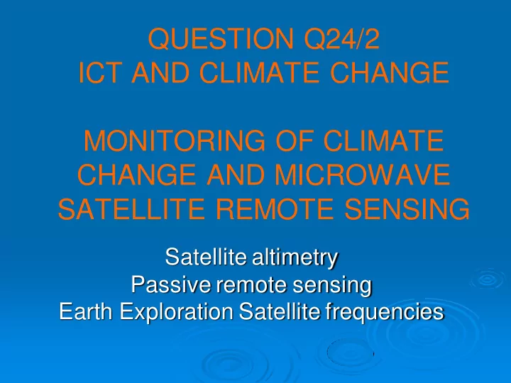ict and climate change